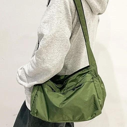 2026 New Foldable Outdoor Shoulder/Crossbody Bag, Unisex Commuter Bags, Waterproof Oxford Cloth, Lightweight and Large Capacity