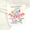 Peanuts 90s Old USA Made SNOOPY Short Sleeve T-shirt Gray Men's Used