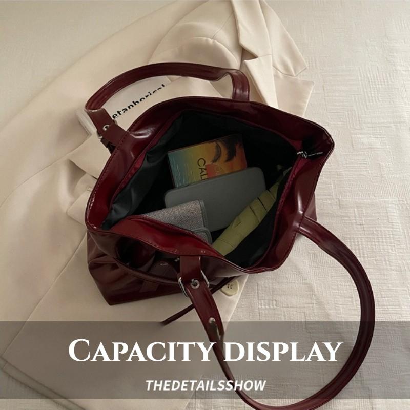 Winter Style Women's Retro Minimalist Tote Shoulder Bag 2025 Autumn Large Capacity Commuting Top-Handle Hand Bags for Women