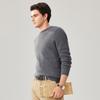 Zhaojun Men's 100% Cashmere Round Neck Sweater