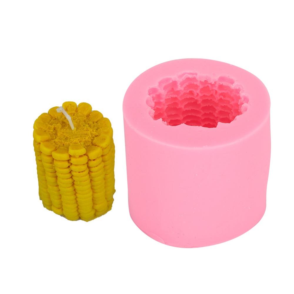 Pink DIY Silicone Mould Corn Cake Silicone Mould Chocolate Making Mould Resin Craft