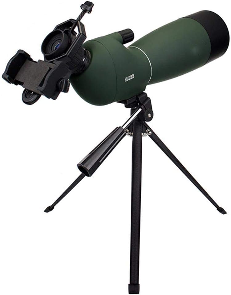 

zmart Scope Waterproof Telescope Zoom Birdwatch Monocular Universal Phone Adapter Mount 25-75x70mm