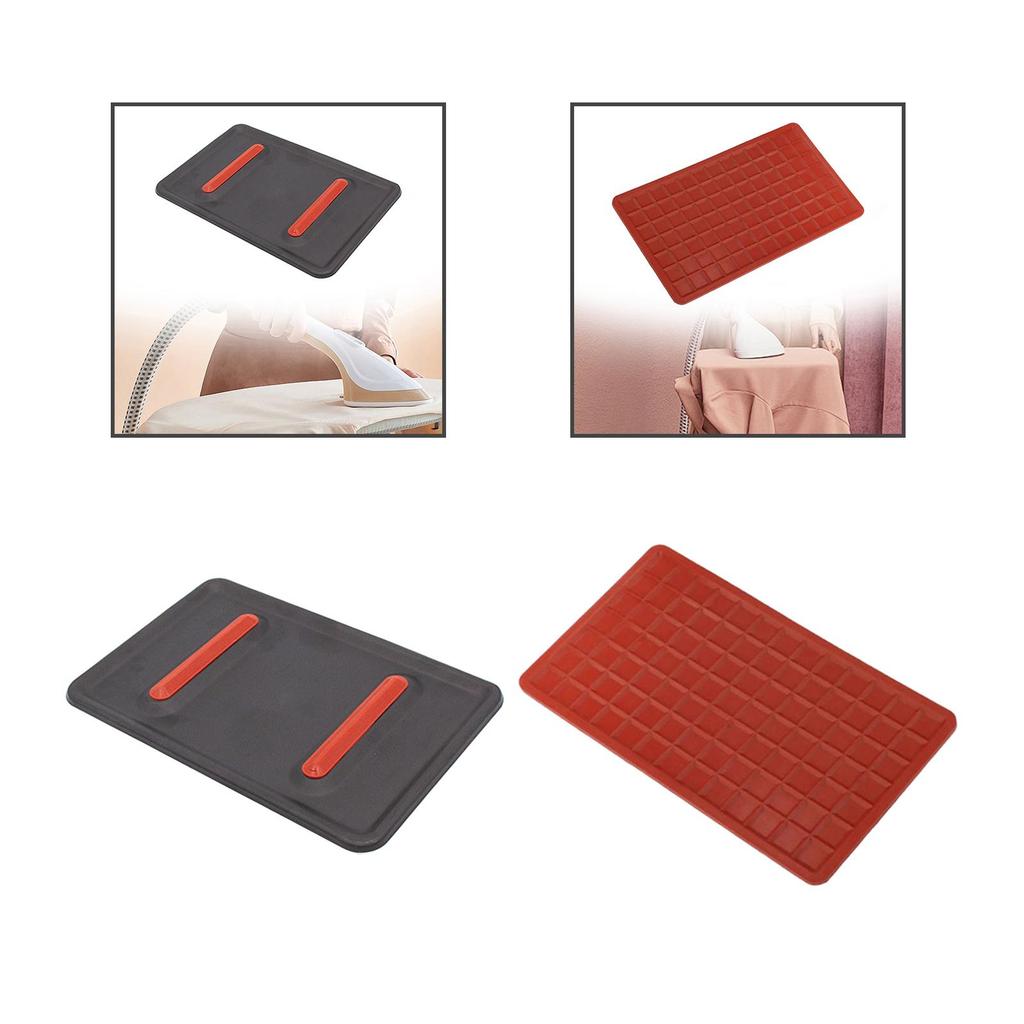 Iron Rest Pad Heat Resistant Flat Iron Pad High Temperature Resistance Compact Reusable Iron Pad Mat for Travel Curling Sticks