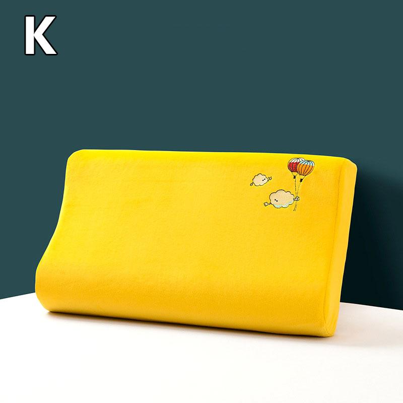 Waschbare Kissenhülle Weicher Samt Latex Kissenbezug Erwachsene Kinder Gummi Memory-Schaum Kissenbezug Kissenbezüge Heimdekoration