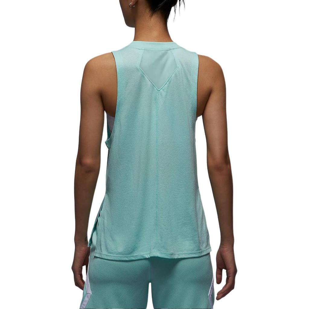Jordan Sport Diamond Solid Quick-Dry Lightweight Comfortable Casual Training Tank Top Women Tops Light-Rain-Green FB4630368
