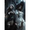 Kobieta Maska Impreza Fantasy Wiedźma Mroczna Sztuka Plakaty Druki Obraz na Płótnie Sztuka Ścienna Obraz Salon Dekoracja Domu