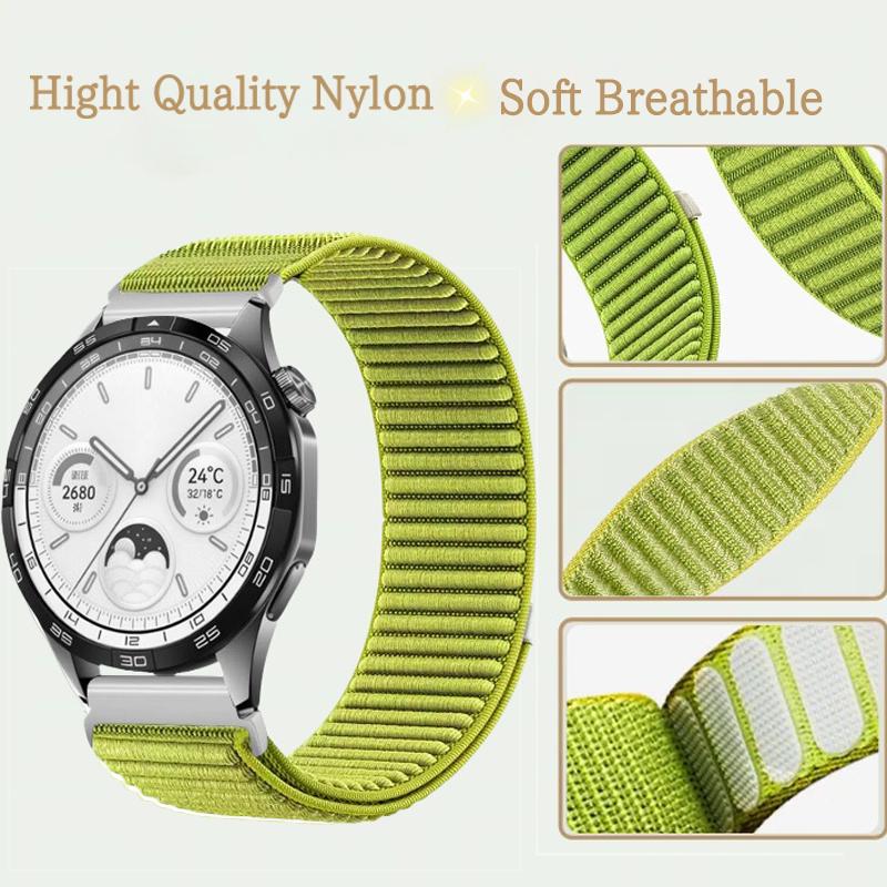 20mm 22mm Nylon Watch Band for Huawei Watch GT 6 5 4 Pro 46mm Sport Adjustable Braided Strap for Amazfit Active 2 Bip 3 Bracelet