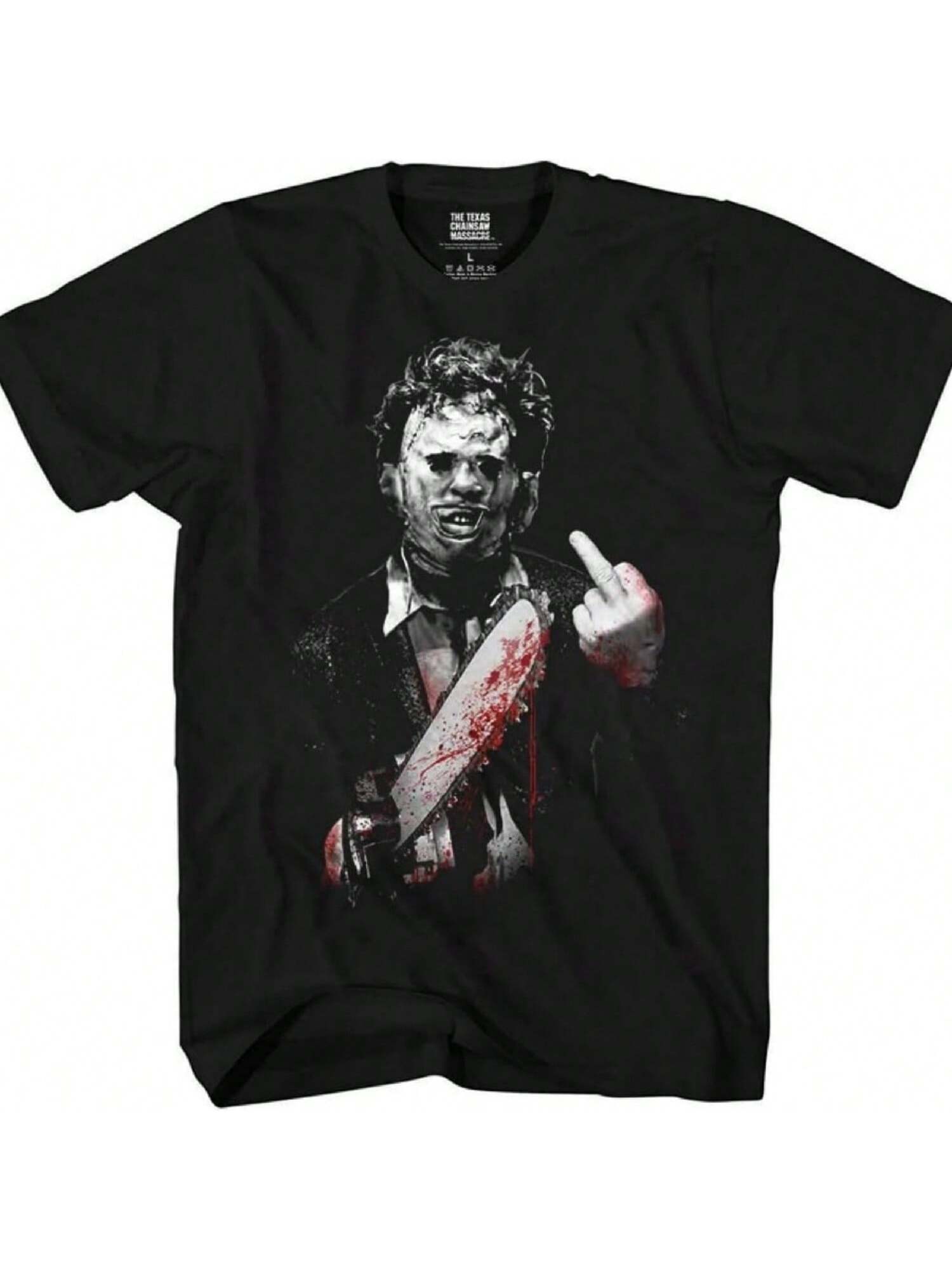 Texas Chainsaw Massacre Leatherface Finger T-Shirt S разноцветный