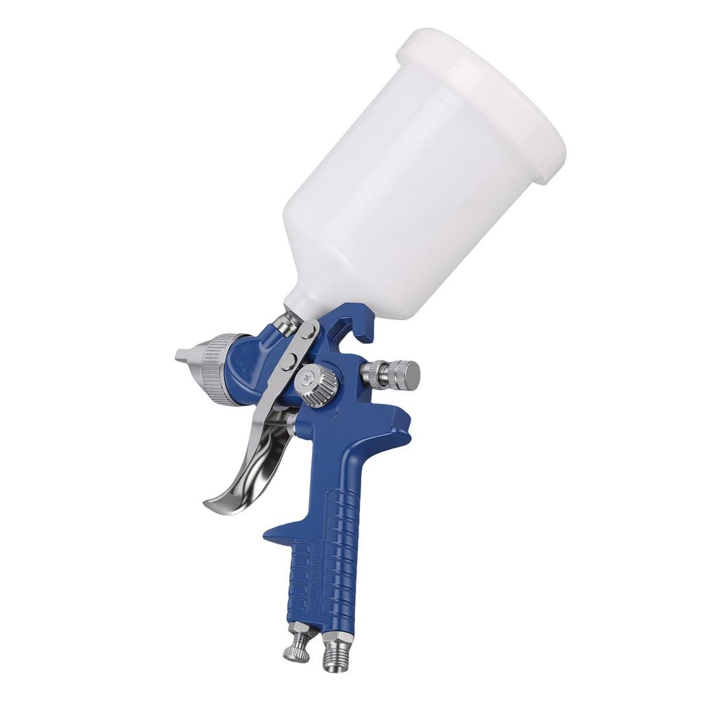 Professional HVLP Spray Gun Set Gravity Feed with 1.4mm Nozzle 500ml Capacity High Volume Low Pressure for Auto Paint