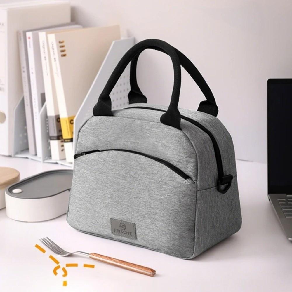 Oilproof Cooler Bag Leakproof Food Bag Portable Insulated Bag  Office
