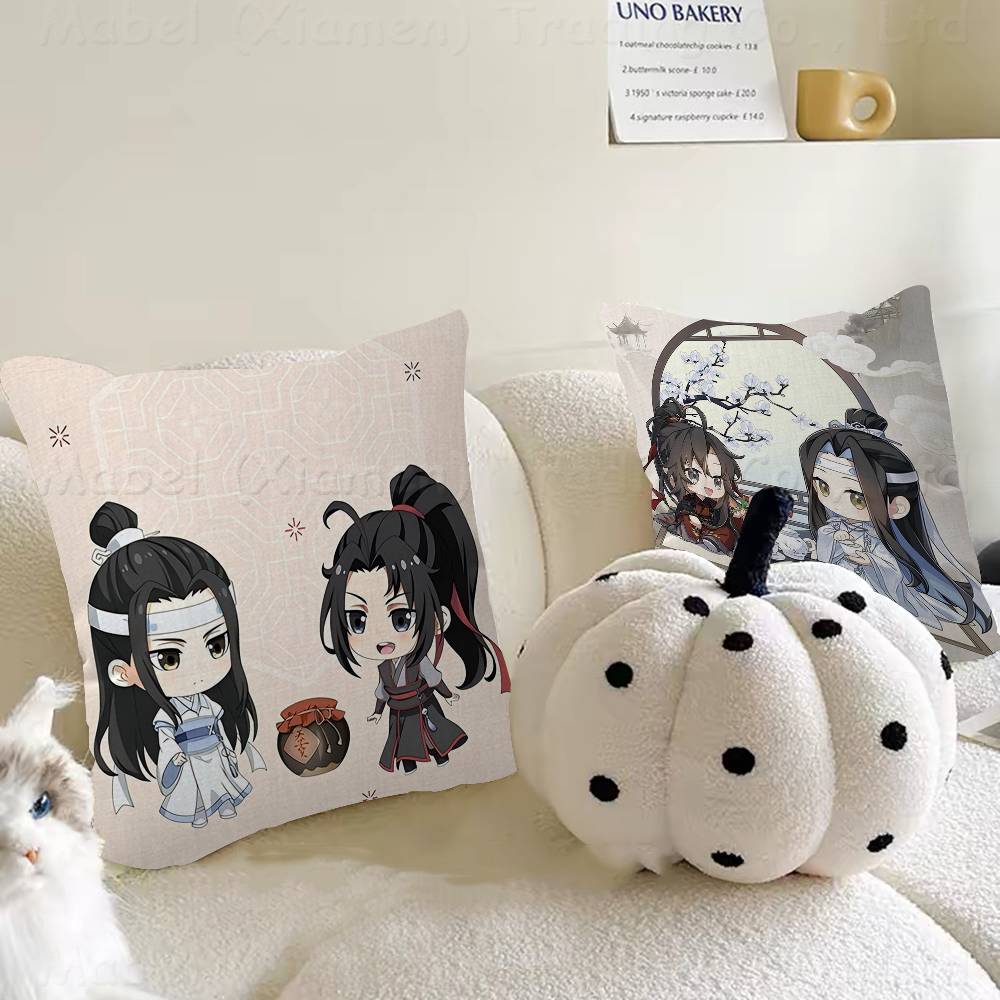 Anime Mo Dao Zu Shi Pillow Cover Sofa Cushion Cover Home Room Decoration Children Gift
