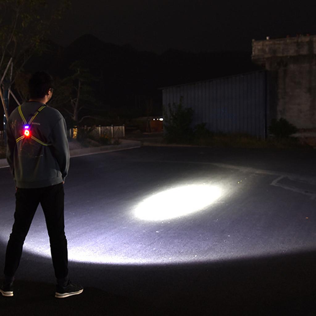 D5 Outdoor Night Running Chest Head Lights Dual Light Sources Cycling Sport Lighting Head Lamp Torch for Walking Jogging Camping