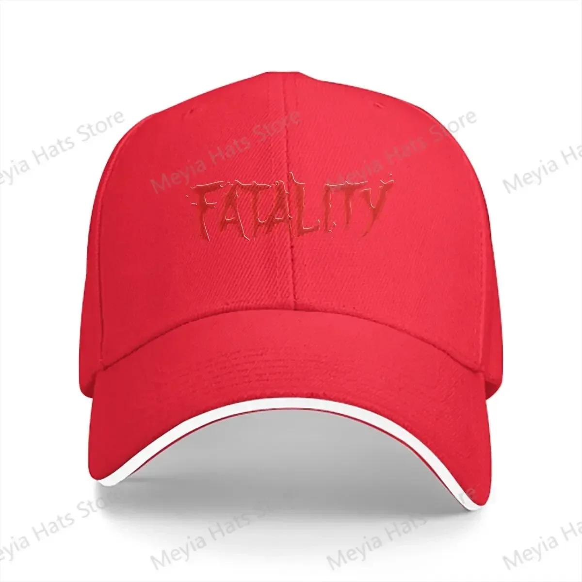 

FATALITY Mortal Kombat Anime Baseball Cap Unisex Hats Women Visor Cycling Snapback Caps One Size