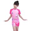 Korean Style Princess One-Piece Cartoon Swimsuit for Girls (Customizable)
