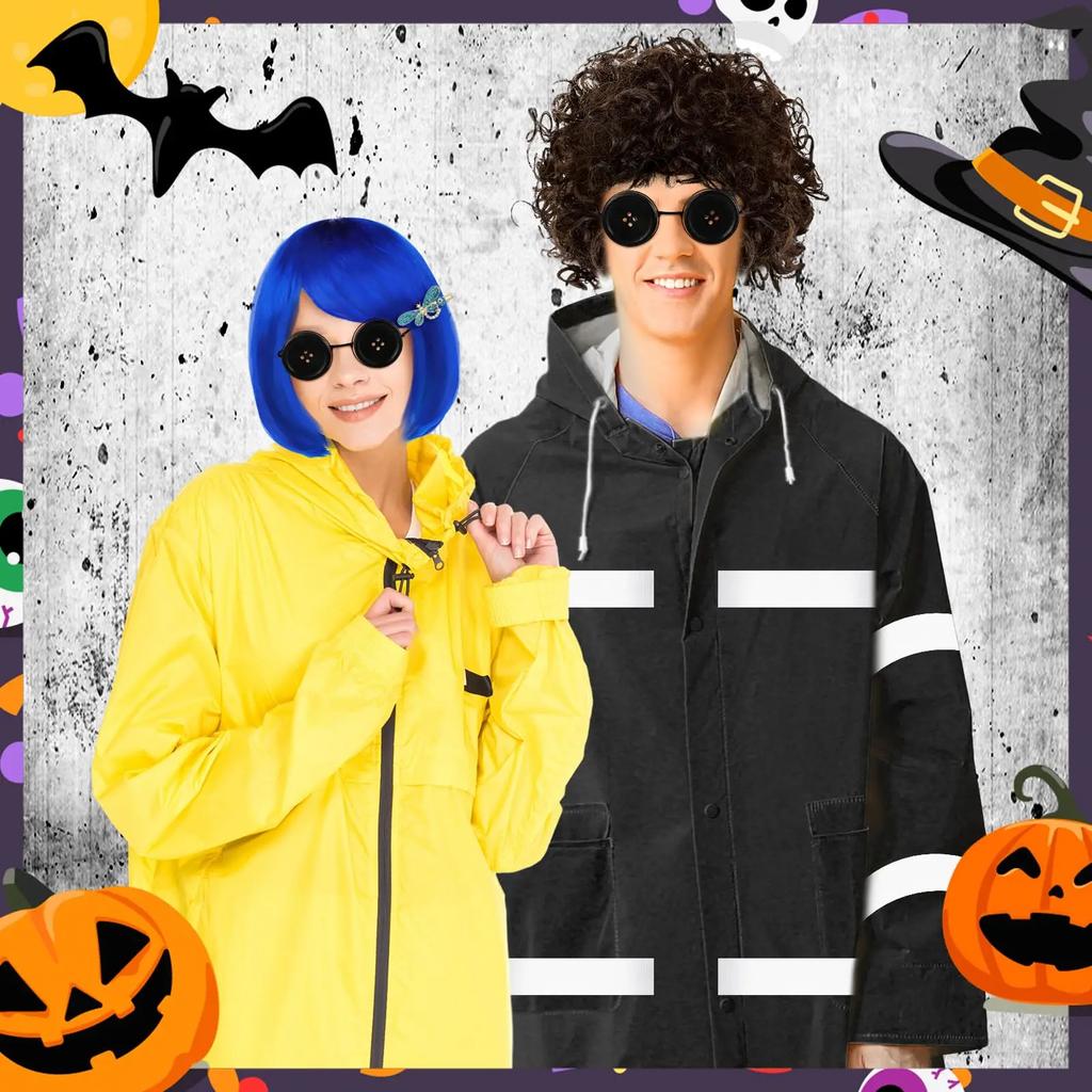 1/2/4pack Button Glasses Eyewear Novelty Funny Cute Glasses Cosplay Tool for Halloween Costume Accessory Bar Party Favor Eyewear