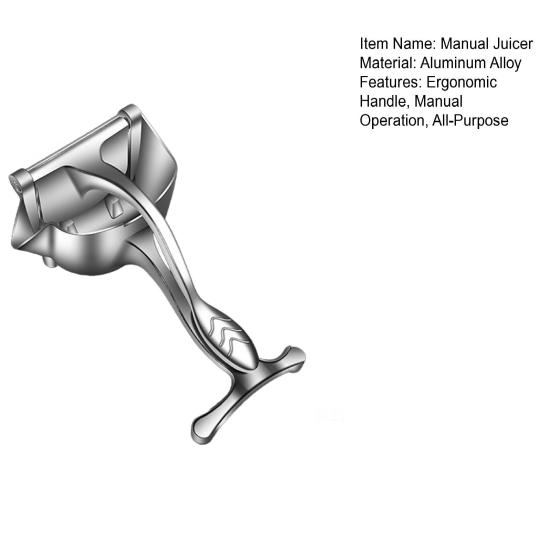 Manual Juicer Aluminum Alloy Citrus Press Easy Squeeze Juice Extraction Kitchen Fruit Squeezer Hand Press Juicer