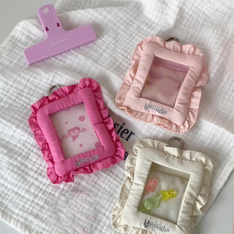 3palcové pouzdro na roztomilé fotokarty s dopaminemMalá úložná kapsička na drobnostiMěkký držák na fotokarty ve tvaru polštářeK-Pop Idol Obal na kartyPřívěsek