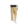 adidas Originals Trefoil Lw Woven Pants With Solid Color Logo Embroidery Men Bottoms Khaki HR3431