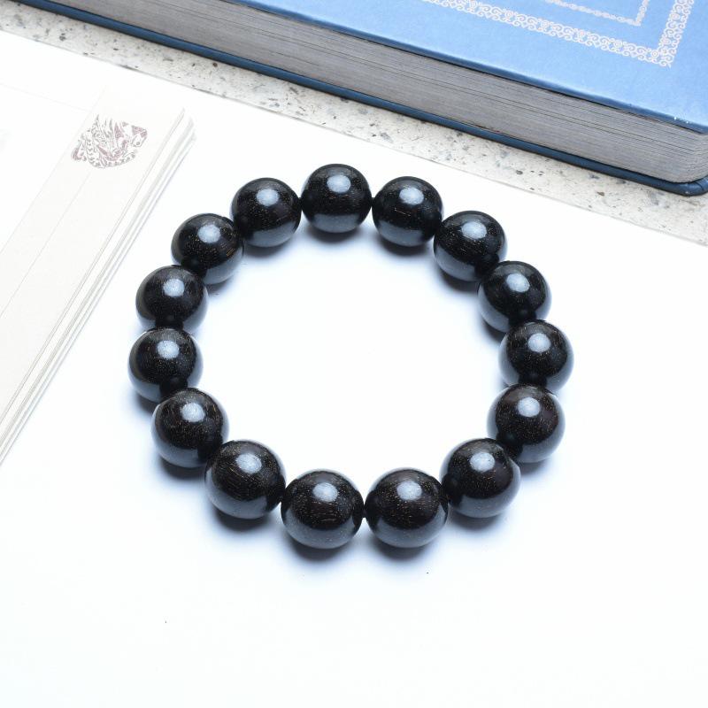 Venus Old Material Small-Leaf Red Sandalwood Prayer Beads Chain - High Oil Density, Unisex, New Chinese Style Decoration Gift