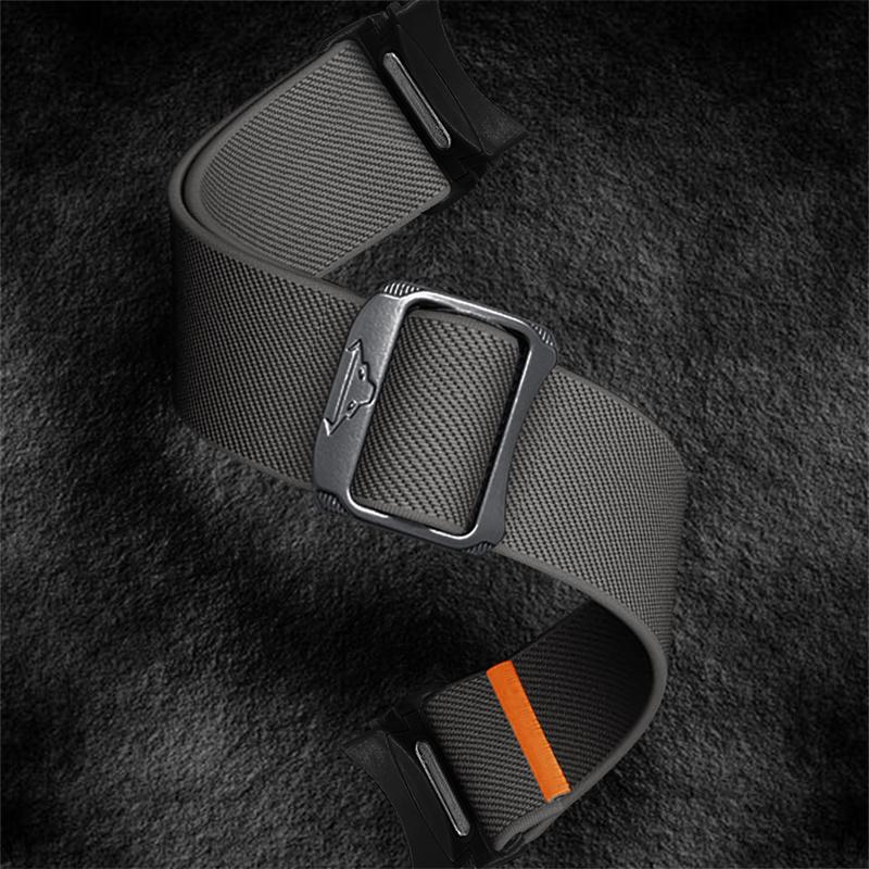 Band For Samsung Galaxy Watch 7 FE 5 Pro 4 6 Classic 44mm 40mm No Gaps Nylon Braided Sport Bracelet Correa Galaxy Watch 7 Strap