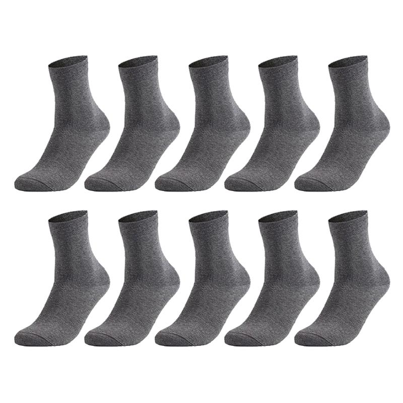 10 Paar Herrensocken Business-Herrensocken Weich Atmungsaktiv Sommer Winter für Herrensocken