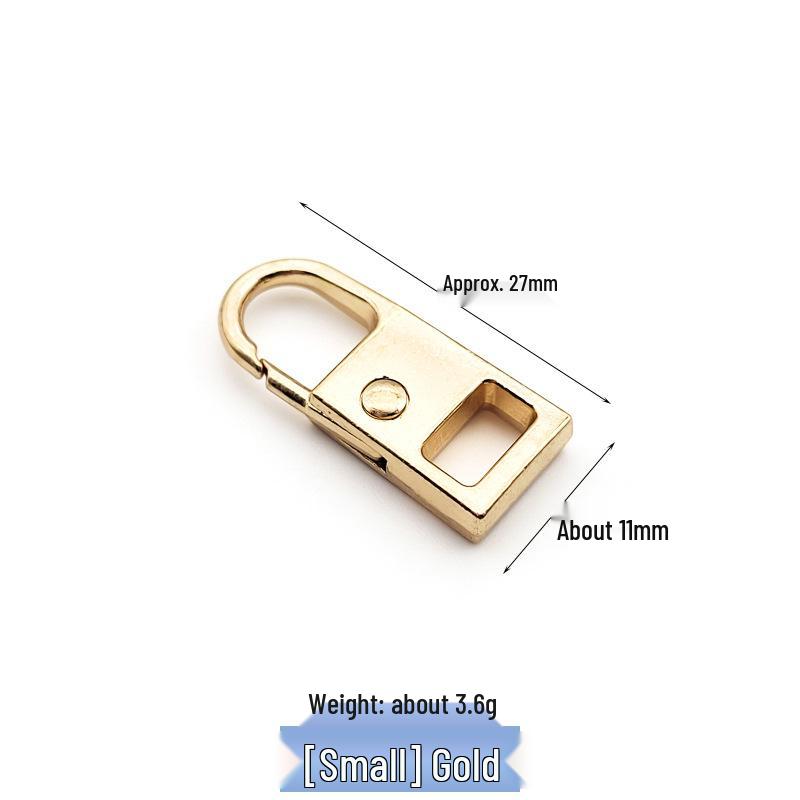 Tool-Free Metal Zipper Puller for Luggage, Bags, Jackets, Clothes, and Shoes