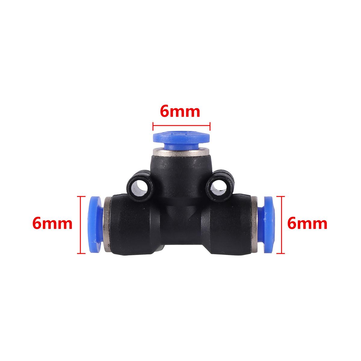 

0.1~0.8mm 2-Stage Low Pressure Quick Insertion Fine Mist Nozzle 6mm Interface Copper Nickel-Plated Spray Misting Nozzle&Tee 1Pc