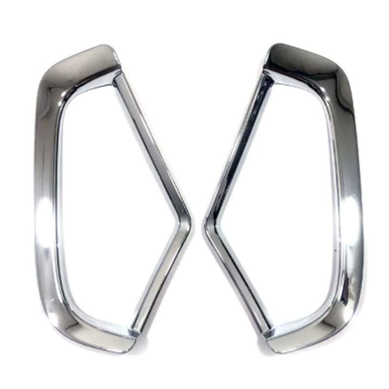 Front Fog Lamp Light Cover Trim Decoration Overlay Frame Car Fit For TOYOTA RAV4 RAV 4 XA50 2019-2026 Silver