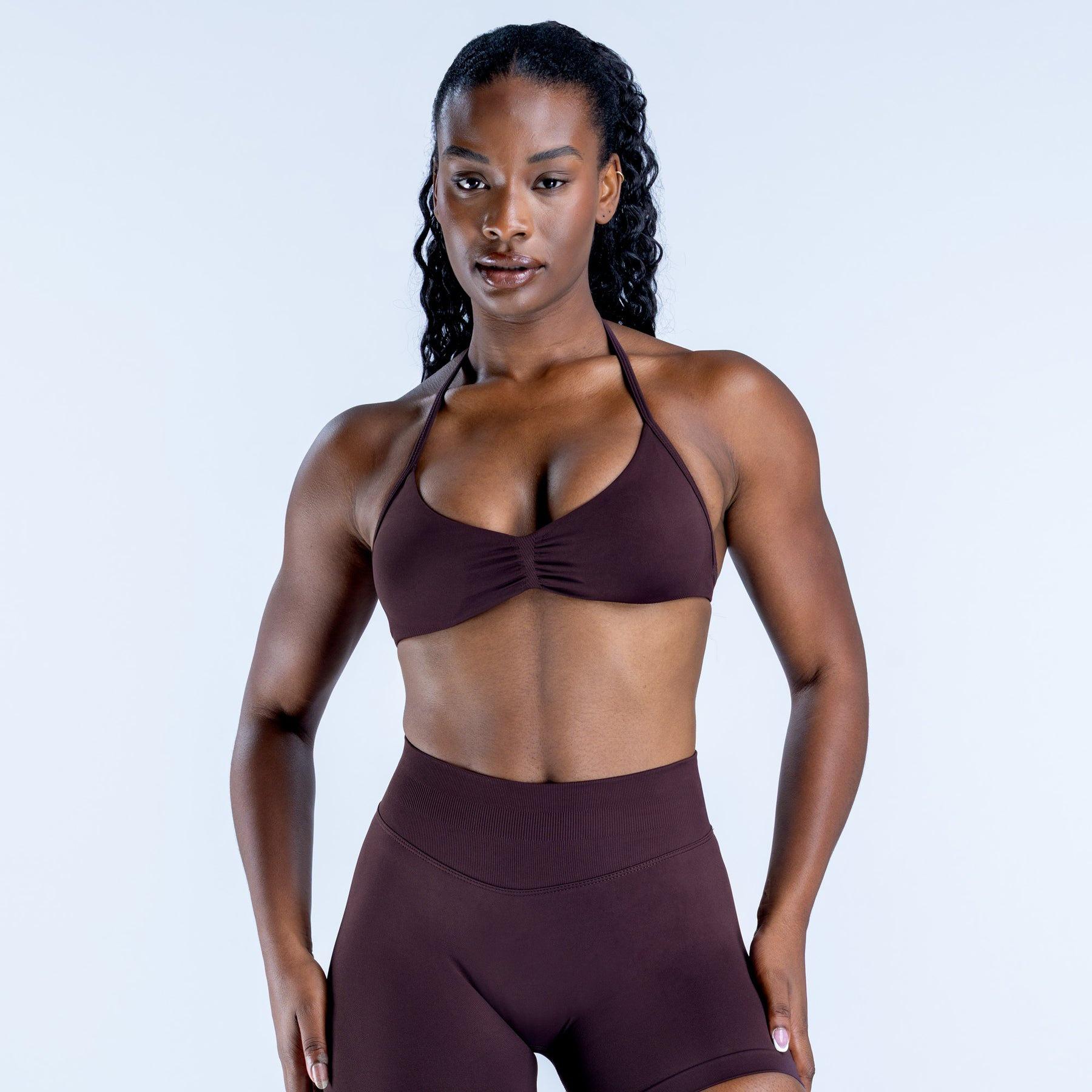 Seamless High-Elastic Matte Nylon Yoga Tank Top with Stylish Back Design Extra Small