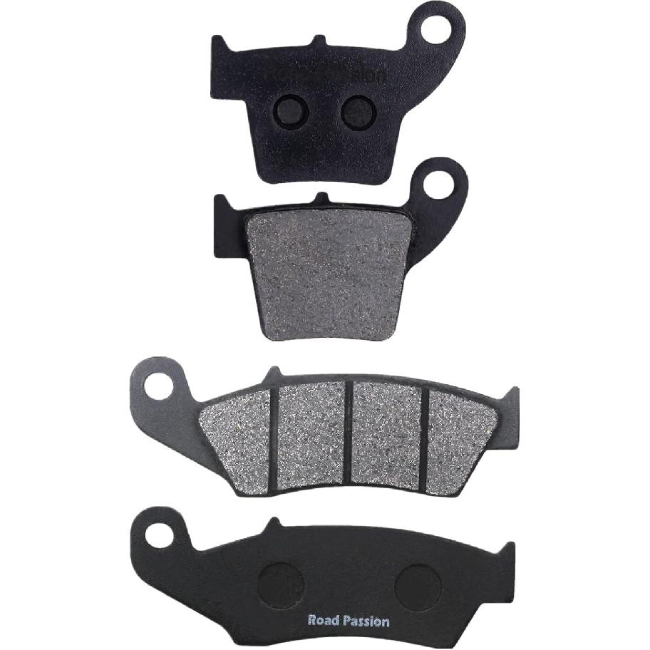 

Road Passion Carbon Fiber Front & Rear Brake Pads for HONDA CR125R CR250R 2002-2007 / CRF250R CRF250X 2004-2009 / CRF 450R CRF 450X 2002-2009