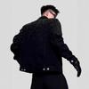 Amerikaanse Denim Jas, High-end Knappe Hete Diamant Ontwerp Trendy Merk Heren Top Jas