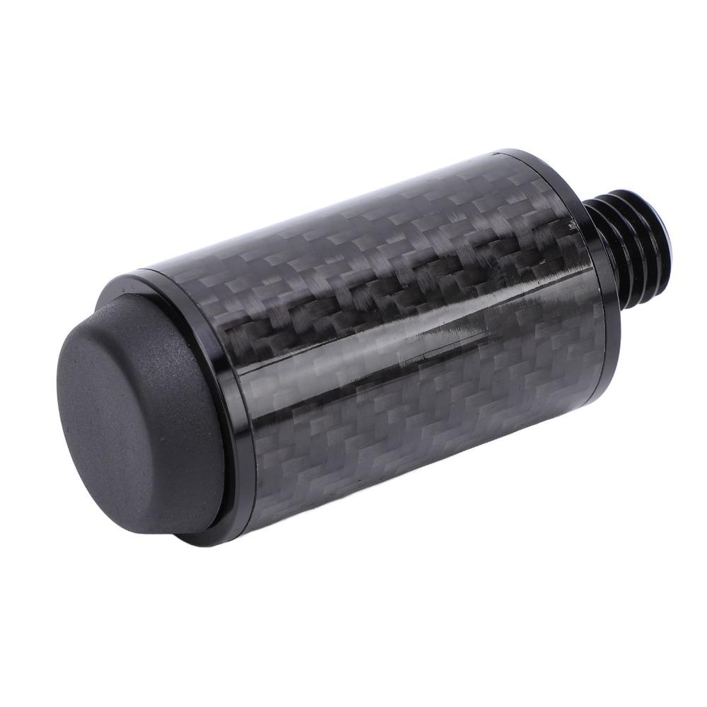 2pcs Carbon Fibre Pool Cue Extension Aluminum Alloy Cue Stick Extension Billiard Enthusiasts чёрный