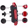 Bicycle Lights USB LED Rechargeable Set Mountain Cycle Front Back Headlight