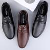 Mode Herrenschuhe Schnürschuhe Klassische Retro Echtleder Schuhe Herren Oxfords Kleider Business Büro Ballerinas schwarz Herren Hochzeitsparty Schuhe