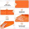 2pcs silicone grill mat set, Compatible with silicone baking tray tool mat with drip pad, 16.5" x 11.5" edge rack scraper mat