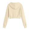 Kinder Farbiger Cropped Hoodie Lässige Jacke für Herbst Winter