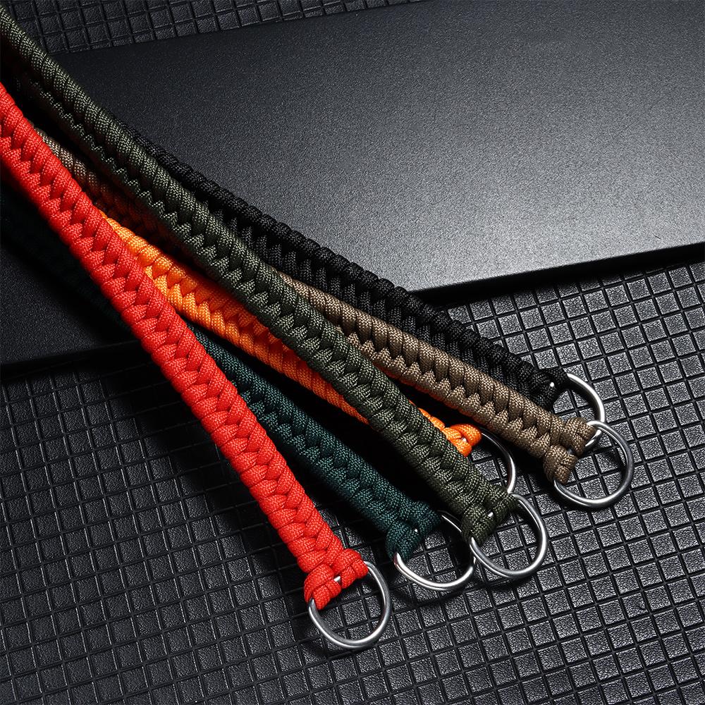 Braided Bracelet Handmade Outdoor Climbing Rope Survival Paracord Wrist Strap Camera Wrist Strap