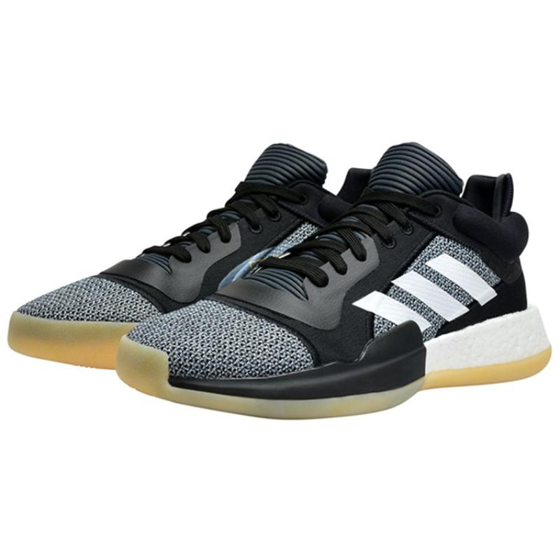 Adidas Marquee Boost Low Black White Gum Sneakers D96932