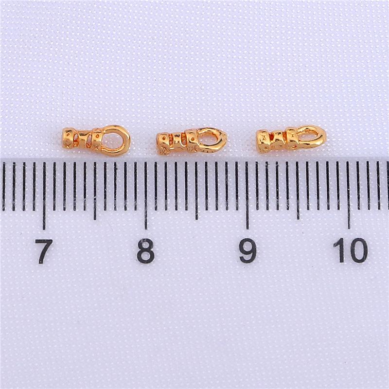 

Медь с наполнением золотом 18 карат, ручная плетеная цепочка-веревка, ожерелье, браслет, застежка, DIY аксессуары для ювелирных изделий