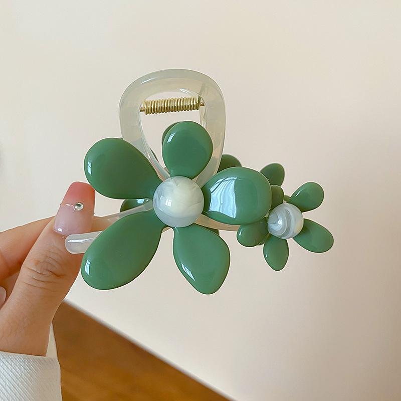 Holiday wind egg flower other side flower grab clip sweet girl bangs side hairpin bohemian hair accessories