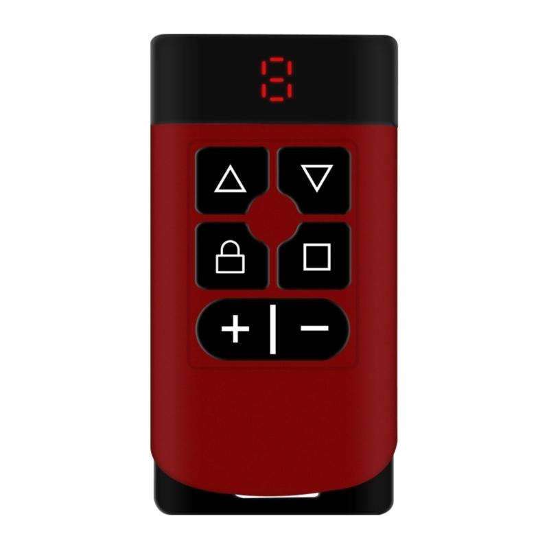 Various Frequency Universal Remote Control with 8 Device Control and Easy Copy Function for Multiple Electronics красный