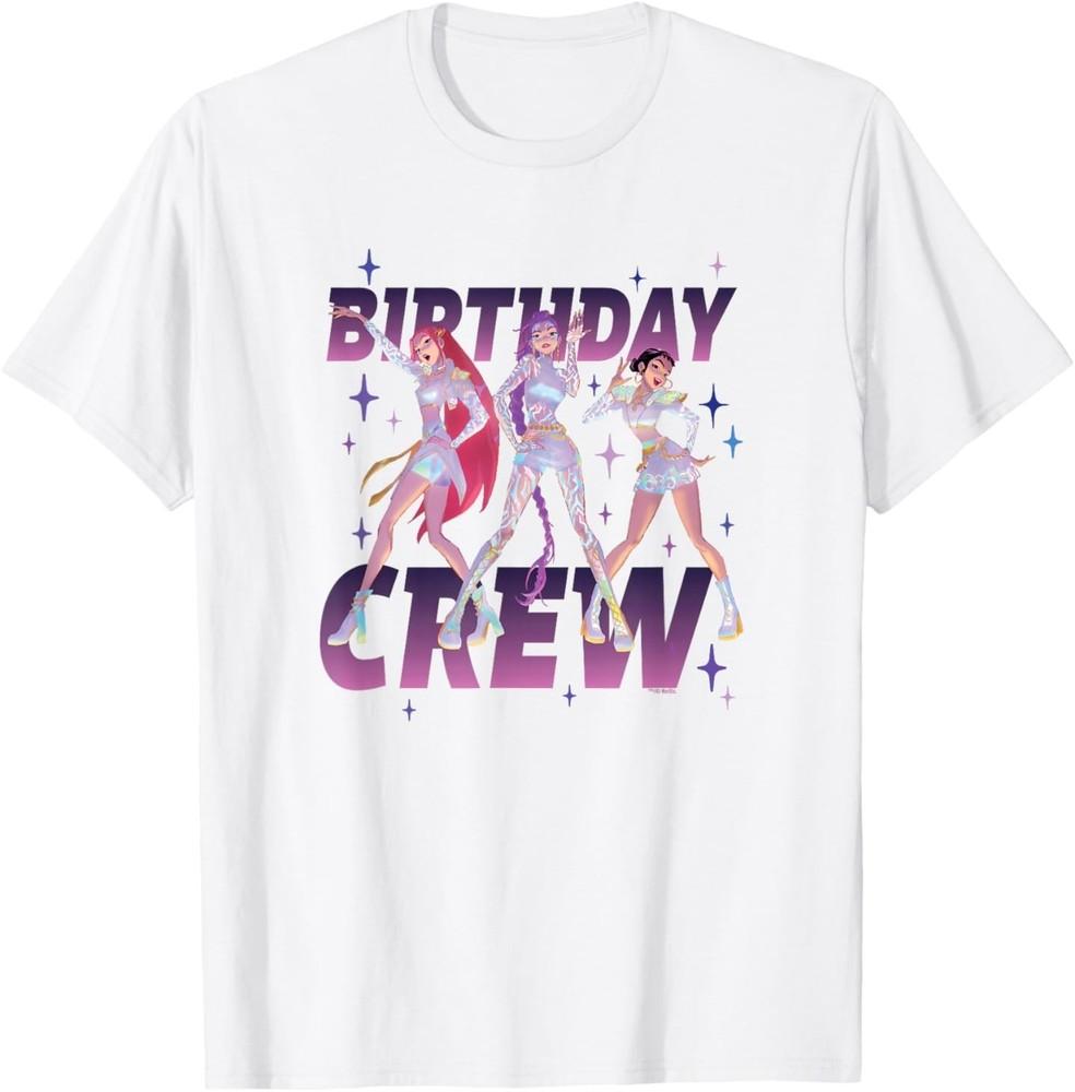 Kpop Demon HUNTR-X Birthday Crew Officially Licensed T-Shirt M