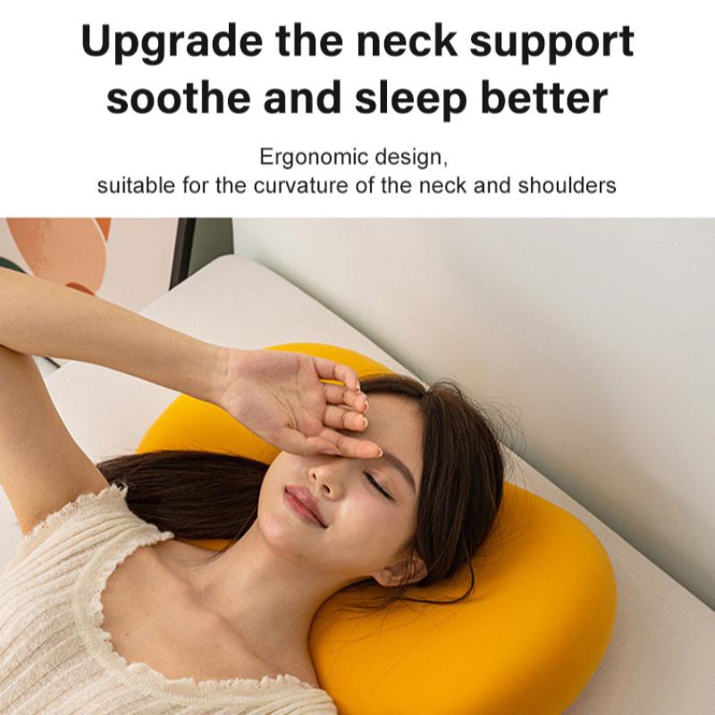 Memory Foam Pillow Solid Color Small Cushion Cat Belly Feeling for Sleeping Slow Rebound Cotton Travel Soft and Comfortable Sofa