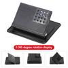 360 Rotatable Phone Holder Non-Slip Mat Car Interior Dashboard Adjustable Angle Sticky Pad for GPS Navigation Balck Car