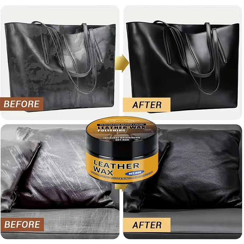NEW Leather Polish: Used To Restore The Color of Goods, Car Seats, Sofas, Jackets, And Shoes, As Well As for Maintaining Leather