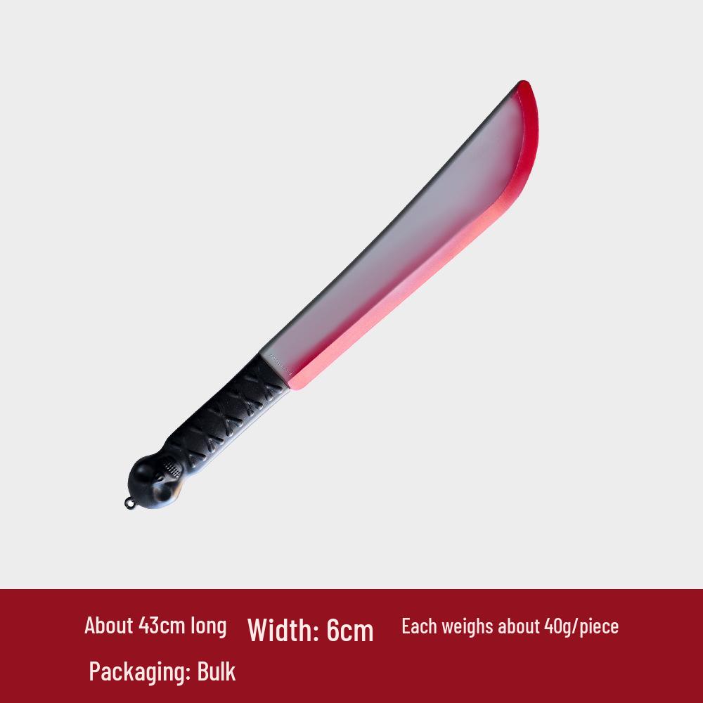 Halloween Simulated Blood Kitchen Knife Prank Prop - Ghost Festival Decoration