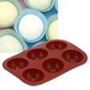 Thickened Hemisphere Silicone Mold 6 Cavity Dome Chocolate Mold  Dessert Making
