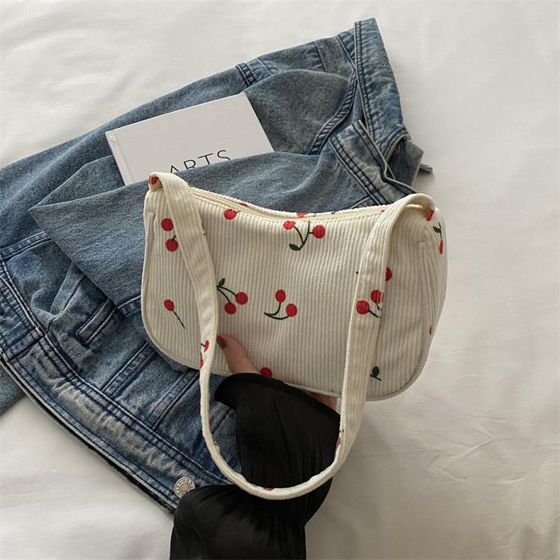 

Fashionable Unique Crescent Shoulder Bag For Campus Style With Soft Interior And Zipper білий