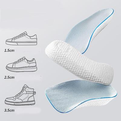 Height Increase Insoles for Men Women Shoes Flat Feet Arch Support Orthopedic Insoles Sneakers Heel Lift Memory Foam Shoe Pads