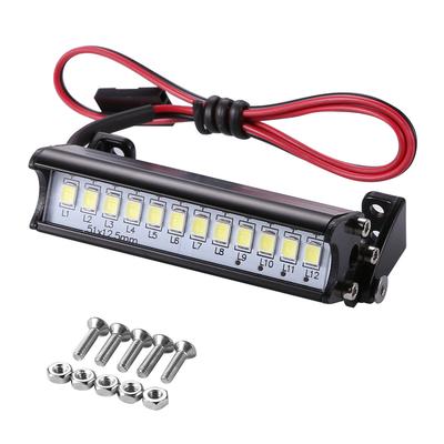 12 LED Hight Bright Dome Light Elaborate Manufacture Prolonged  Roof Lamp for 1/10 RC Car Model Universal 55mm